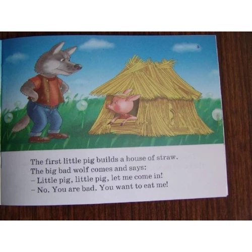 Три поросенка. The Three Little Pigs: Количество страниц 16