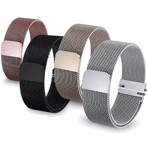 Ремінець BeCover Milanese Style 22mm Black для Amazfit Stratos/Stratos 2/2S/3 /Amazfit GTR 2/Amazfit GTR 47mm/Amazfit GTR Lite 47mm фото 8