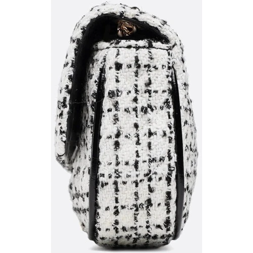 Жіноча сумка крос боді GUESS SPARK MICRO MINI чорно-біла (HWTZ8700780-BKW): Стать Женский