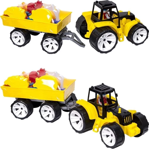 Ігровий набір Bamsic Трактор Ферма жовтий (007/12): Виробник BAMSIC