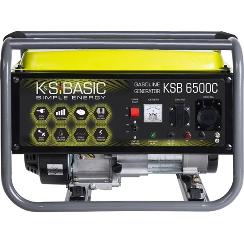Бензиновий генератор Konner & Sohnen BASIC KSB 6500C