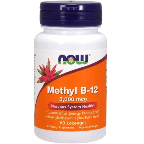 Now Foods Methyl B-12 5000 mcg Витамин В12 60 леденцов