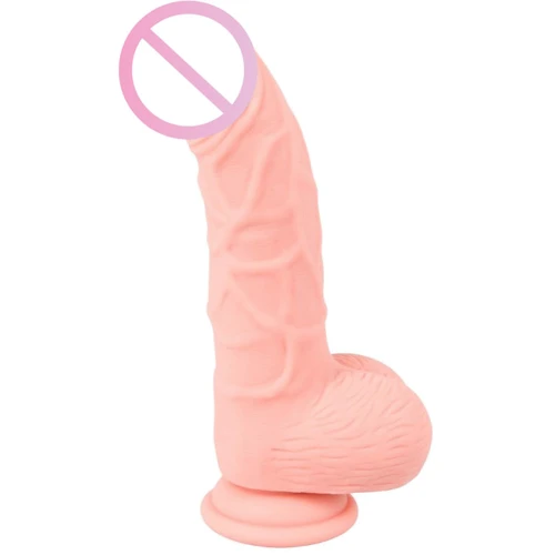 Фаллоимитатор с мошонкой Orion Medical Silicone Dildo, 20 см