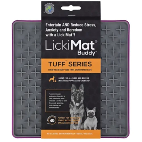 Килимок для повільного годування собак LickiMat DOG BUDDY TUFF PURPLE (9349785005192)