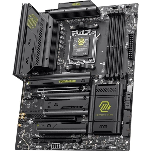 MSI MAG X870E TOMAHAWK WIFI UA: Роз'єми на платі SATA 3.0, M.2, USB 2.0, USB 3.2 Gen 1, USB 3.2 Gen 2