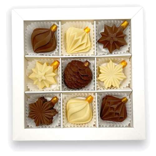 Набор Laviva Chocolate Елочные украшения 600 г (UA-0274): Вид Набор