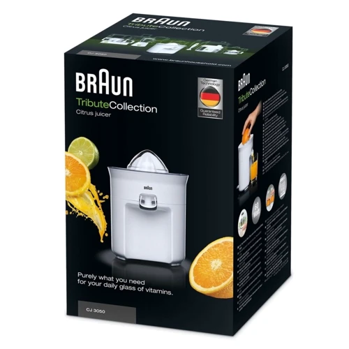 Соковыжималка Braun CJ 3050 WH: Мощность, Вт 60
