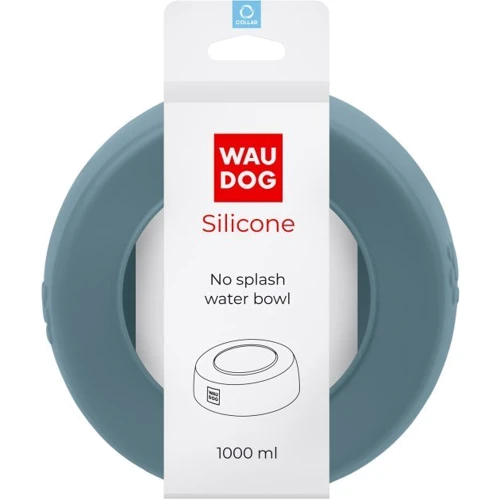 Миска-непроливайка WAUDOG Silicone 1 л серый (507911): Особенности Походная