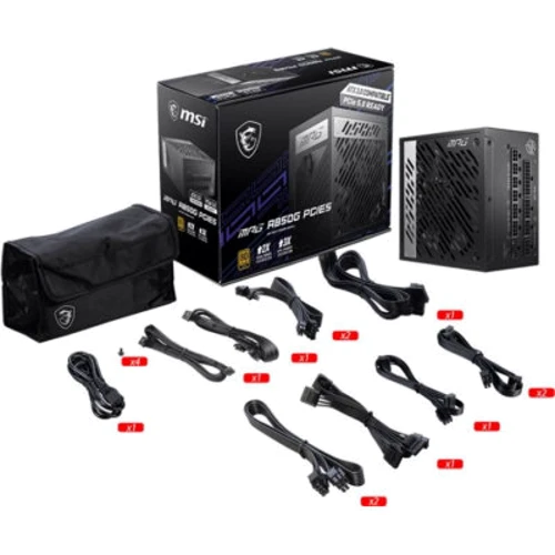 Блок живлення MSI MPG A850G PCIE5: Вентилятор задньої стінки нет