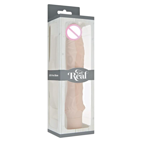 Большой реалистичный вибратор ToyJoy Get Real Classic Large Vibrator (телесный)
