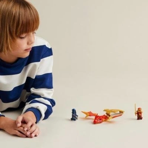 Конструктор LEGO NINJAGO Атака повсталого дракона Кая (71801): Рекомендований вік от 6 лет