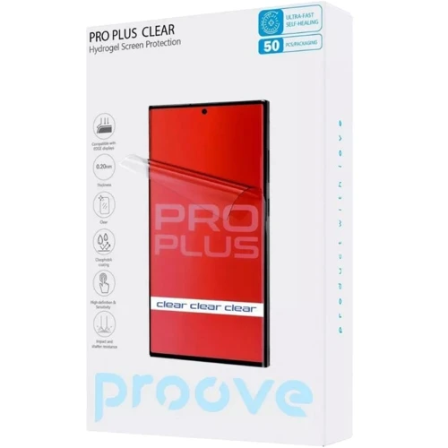 Захисна плівка для iPhone Proove Hydrogel Screen Protection PRO PLUS Clear