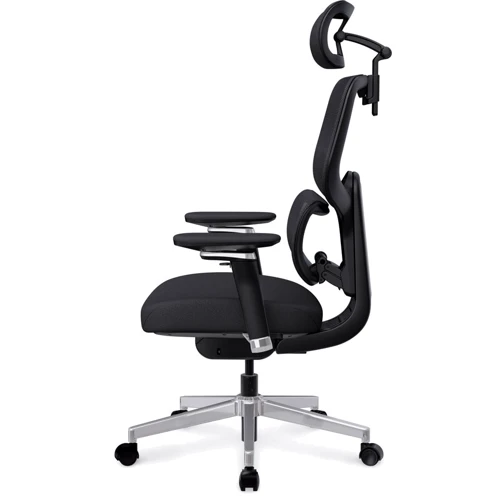 Кресло Mealux D2 Air Fabric Black (HF-D2 F/B): Материал обивки Ткань, С сеткой