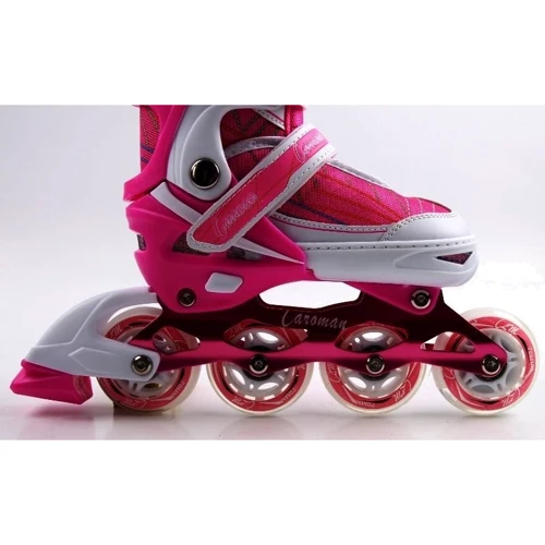 Ролики Caroman Sport Pink (размер 27-31)