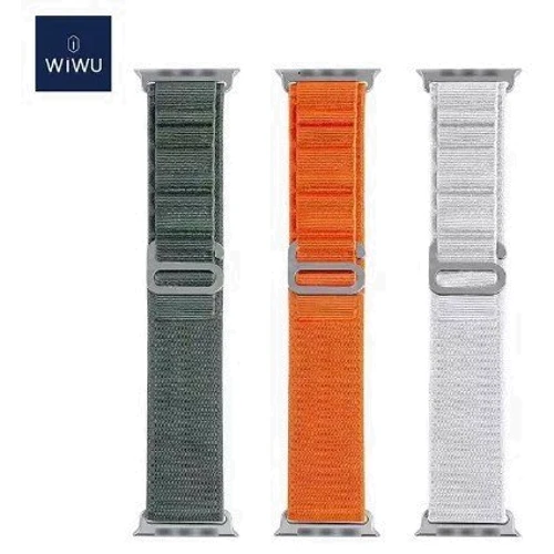 Аксесуар для Watch WIWU Nylon Watch Band Green для Apple Watch 42/44/45/49mm: Сумісність Apple Watch 49mm, Apple Watch 45mm, Apple Watch 44mm, Apple Watch 42mm