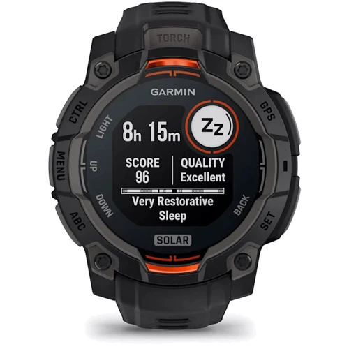 Смарт-часы Garmin Instinct 3 Solar 45mm Black with Black Band (010-02934-00) фото 11