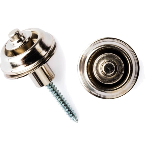 Стреплоки DUNLOP SLS1401N Straplok Strap Retainers Flush Mount - Nickel фото 3
