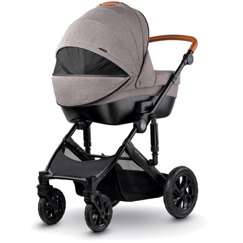 Универсальная коляска 2 в 1 Kinderkraft Prime Beige + MommyBag (KKWPRIMBEG20000): Возможность установки люльки есть