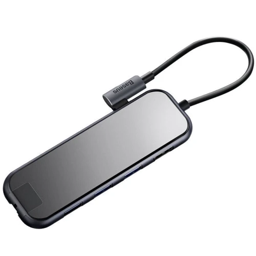 Адаптер Baseus Adapter USB-C to 3xUSB3.0+HDMI+USB-C Deep Gray (CAHUB-BZ0G): Интерфейс подключения USB-C