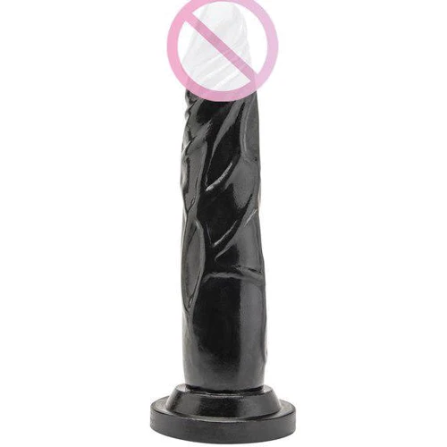 Релистичный фаллоимитатор на присоске Get Real ToyJoy, 18x3,5 см, черный