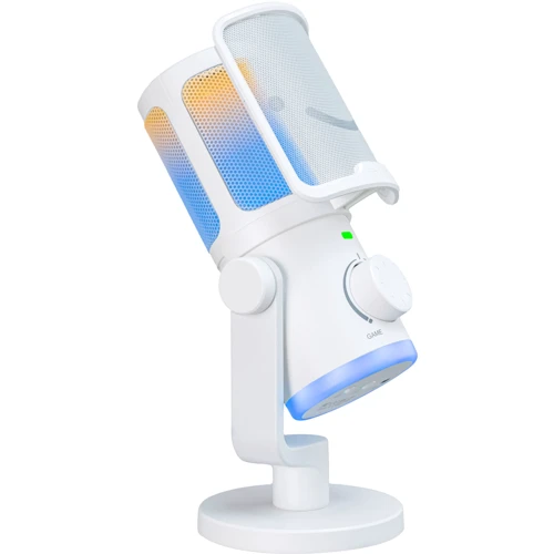 Конденсаторный USB микрофон Fifine AM6 White: Тип преобразователя Конденсаторный