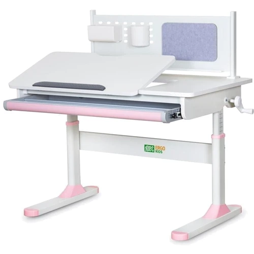Комплект S ErgoKids TH-325 Pink парта + тумба (TH-325 + BD C3_PINK): Регулировка угла наклона есть