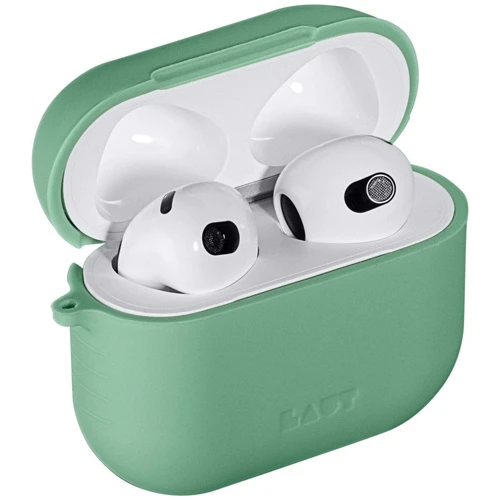 Чехол для наушников LAUT POD with Celadon Green (L_AP4_POD_CE) for Apple AirPods 3 фото 2