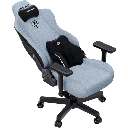 Кресло игровое Anda Seat Kaiser 3E XL Gray Blue Fabric (AD23YC-XL-09-T-CF-T01)