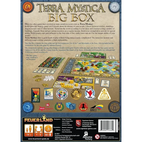 Настольная игра Capstone Games Terra Mystica: Big Box EN НА АНГЛИЙСКОМ ЯЗЫКЕ фото 5