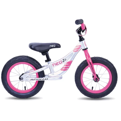 Беговел 12 дюймов Apollo NEO JR Girls розовый/белый (SKD-82-67)