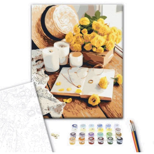 Картина за номерами Brushme BS51336 Квіткова книга 40x50 см (BS51336): Виробник Brushme