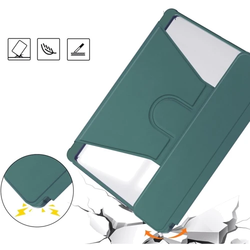 Аксессуар для планшетных ПК BeCover Case Rotatable Smart Keyboard Dark Green for Samsung X710 Galaxy Tab S9 / X510/X516B Galaxy Tab S9 FE (710428) фото 4
