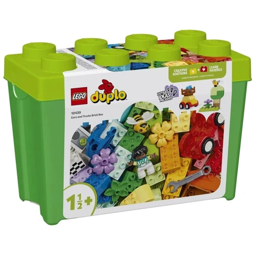 Конструктор LEGO Duplo Коробка кубиків: машини та вантажівки 80 деталей (10439)