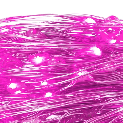 Гирлянда на батарейках Springos 1.9 м 20 LED CL0009 Pink фото 6