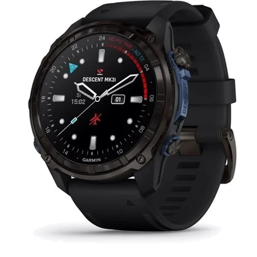 Смарт-часы Garmin Descent Mk3i 51mm Carbon Grey DLC Titanium with Black Silicone Band and Descent T2 Transceiver (BNDL-DMK3-51CGDT2) фото 13