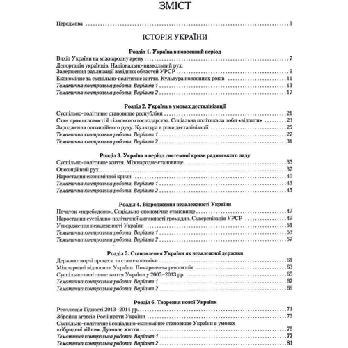 Тестовий контроль результатів навчання. Історія України. Всесвітня Історія. 11 клас: Виробник Ранок