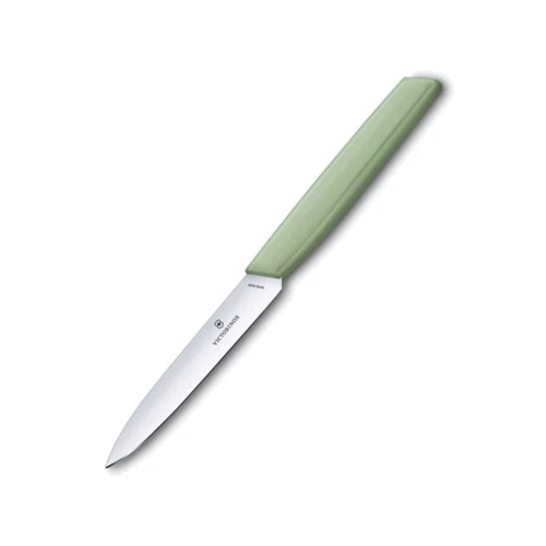 Кухонный нож Victorinox Swiss Modern Paring Green 10см (6.9006.1042): Рукоятка Полипропилен