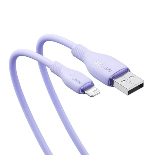 Кабель Baseus USB Cable to Lightning Pudding Series Fast Charging 2.4A 1.2m Purple (P10355700511-00) фото 3