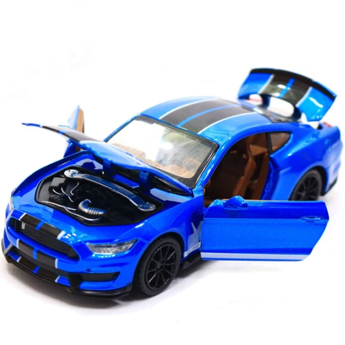 Машинка Автопром Ford Shelby GT350, синий (68441) фото 6