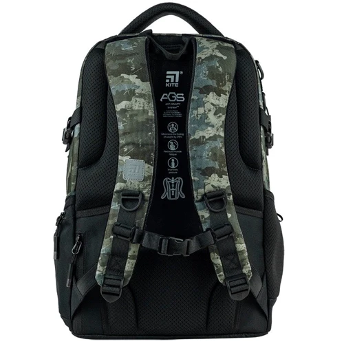 Рюкзак Kite Education teens 727L-3 (K24-727L-3): Спинка Мягкая (без ребер жесткости)