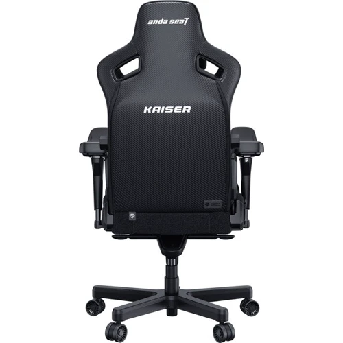 Ігрове крісло Anda Seat Kaiser 3 Pro Size XL Black Fabric (AD12YDC-XL-01-B-CF-B02) фото 1