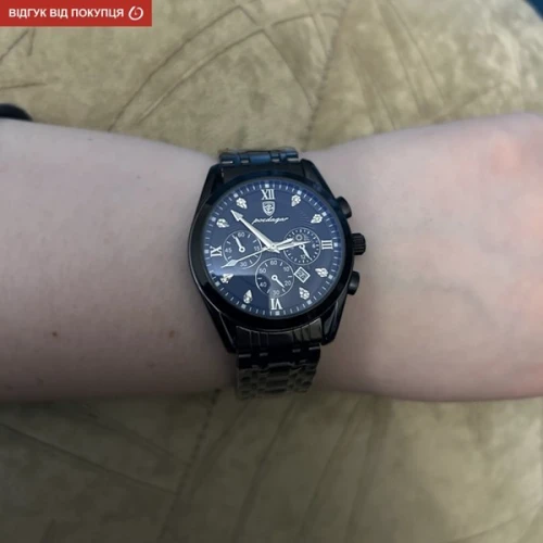 Наручний годинник Poedagar Magnat Steel: Механізм Кварцевый