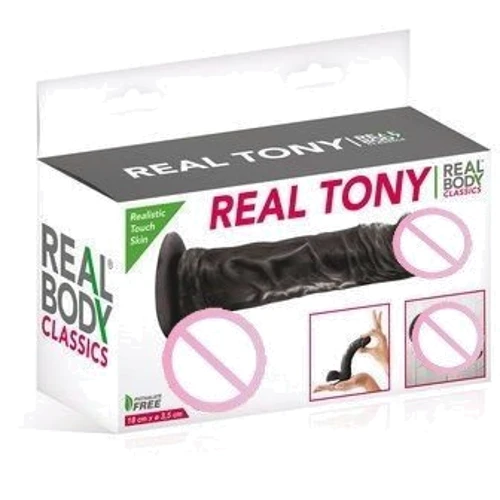 Фаллоимитатор Real Body - Real Tony Black