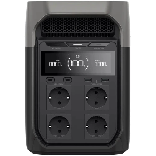 Зарядная станция EcoFlow DELTA 3 1024Wh 1800W (EFDELTA3-EU) UA: Емкость аккумулятора, Вт/ч 1024
