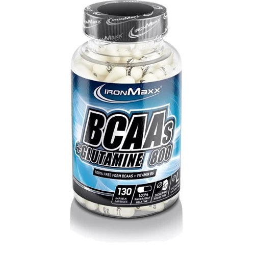 Амінокислота для спорту IronMaxx BCAAs + Glutamine -800 130 Capsules