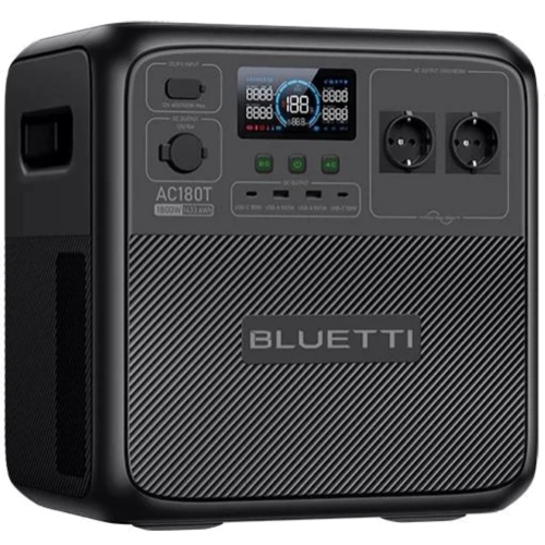 Зарядная станция Bluetti AC180T 1433Wh 1800W UA: Емкость аккумулятора, Вт/ч 1433