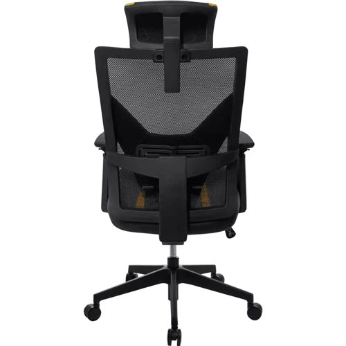 Крісло геймерське GT Racer X-6674 Black/Yellow: Матеріал оббивки С сеткой, Искусственная кожа