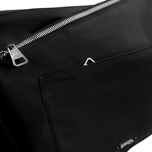 Женская сумка через плечо Epol черная (VT-6021-03-black): Застежка Молния