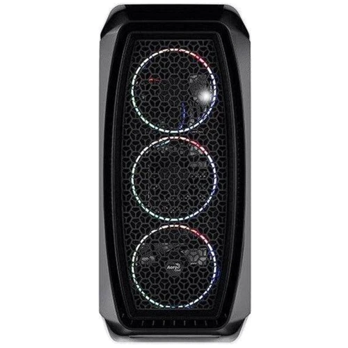 Корпус AeroCool Aero One Mini Eclipse-G-WT-v1 Black/White (ACCS-PB18143.21): Материал передней панели пластик, сталь