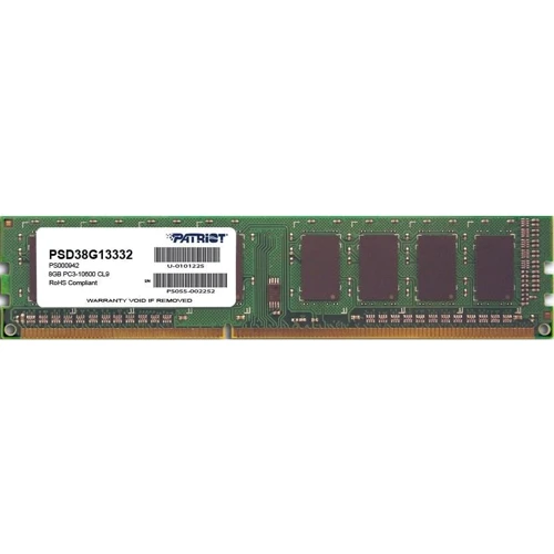 

Patriot DDR3 8Gb 1333MHz Signature Line (PSD38G13332)
